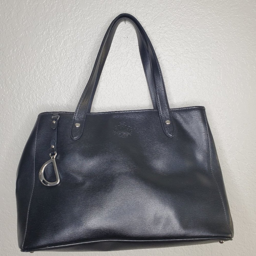 Ralph Lauren Women's Large Black Tote Shoulder Bag